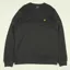 Lyle and Scott Textured Crew Neck Sweatshirt - Black Ice
